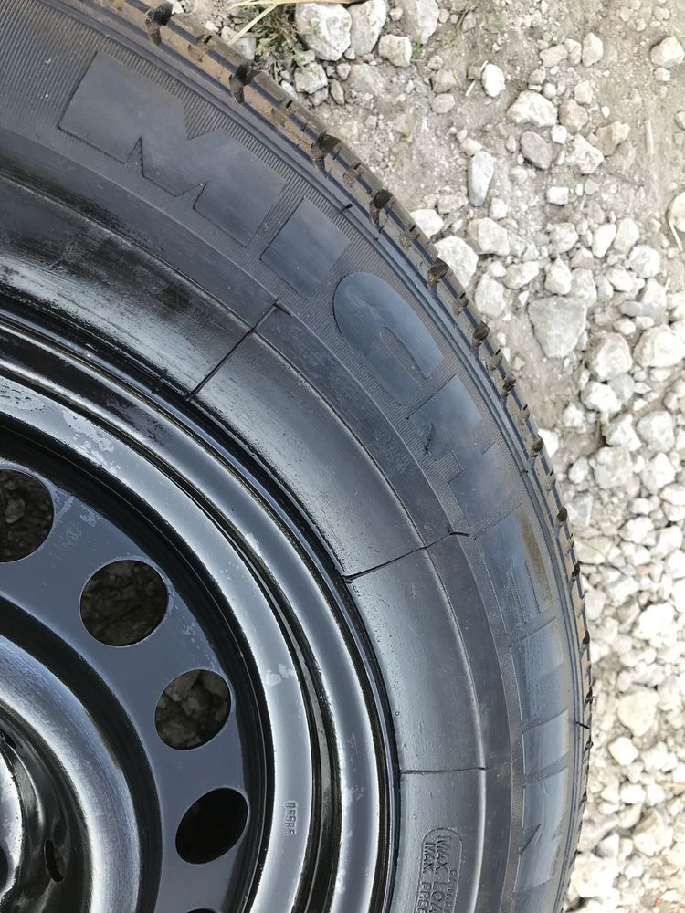 Koło zapasowe Mercedes r15 et37 6,5j opona Michelin