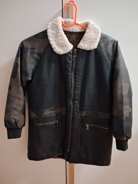 Куртка шкірзамінник зима