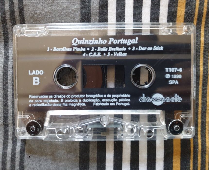Cassete Quinzinho Portugal ‎– O Sousa Da Ponte 1996 - PREÇO FINAL 15€