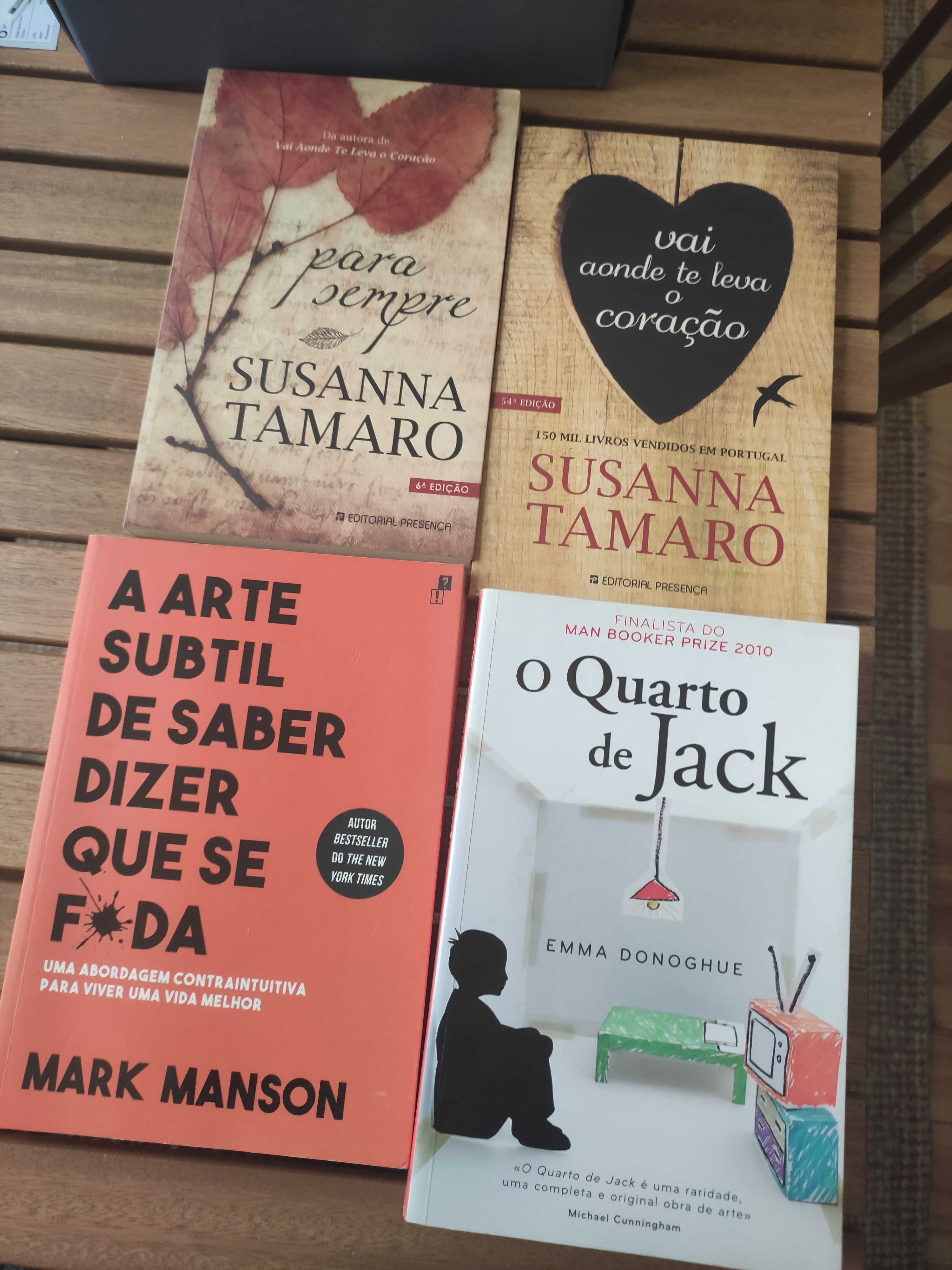 Livros diversos (vários estilos)