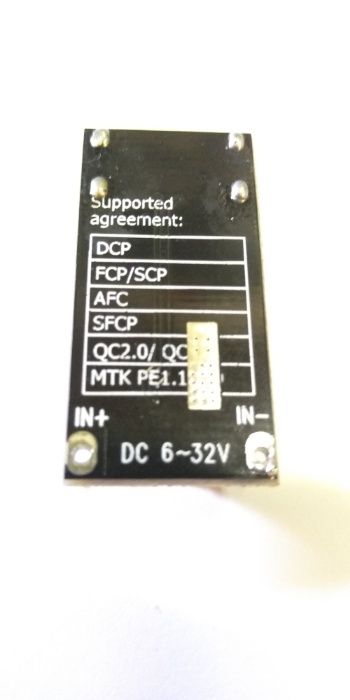 DC понижающий преобразователь 10-32В до QC3.0 5/9/12V/DC модуль в авто