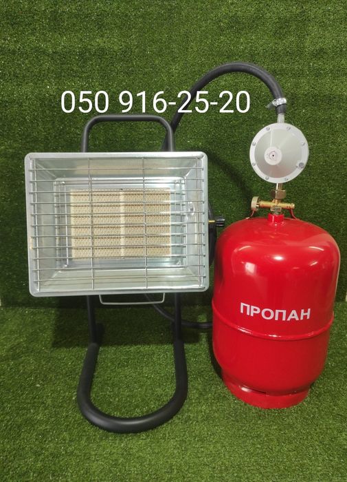 Газовый обогреватель керамический NurGaz NG-310P  3.5 кВТ на ножке