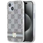 Etui DKNY IML Checkered Mono Pattern & Printed Stripes MagSafe na iPho