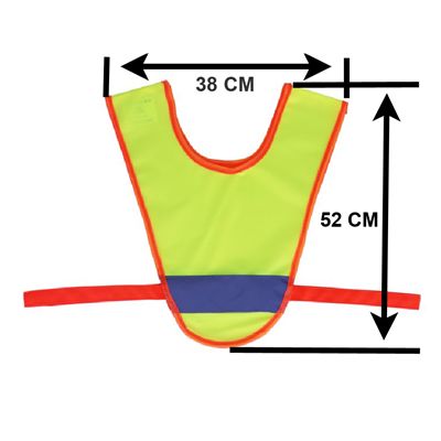 Kamizelka Odblaskowa Narzutka Dziecięca Żólta