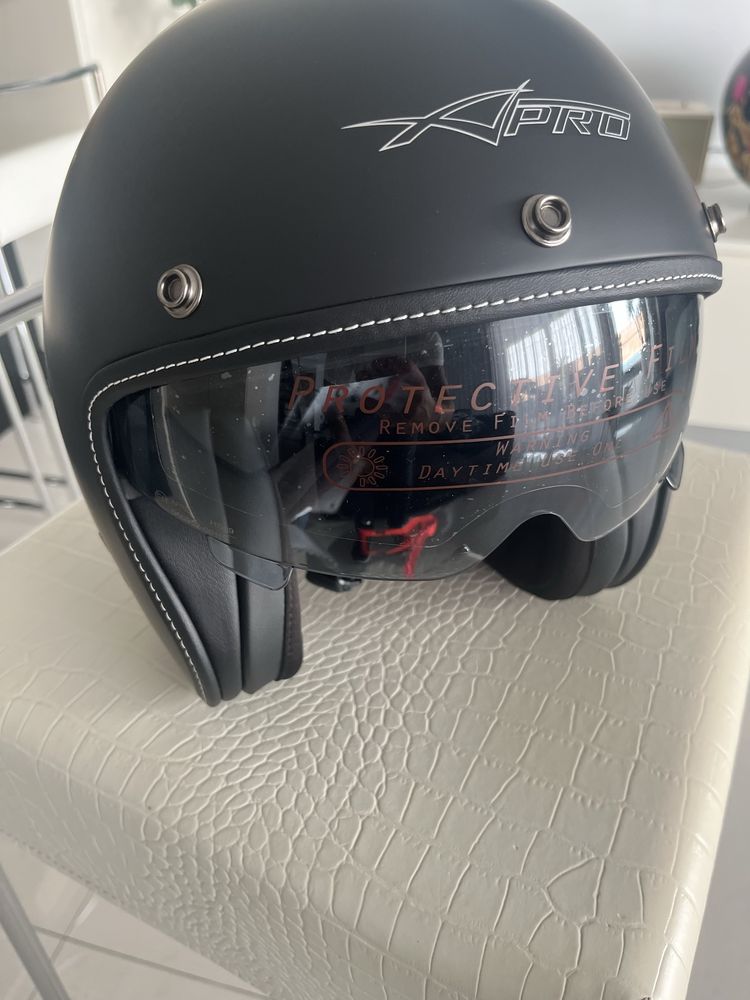 Capacete Preto Mate