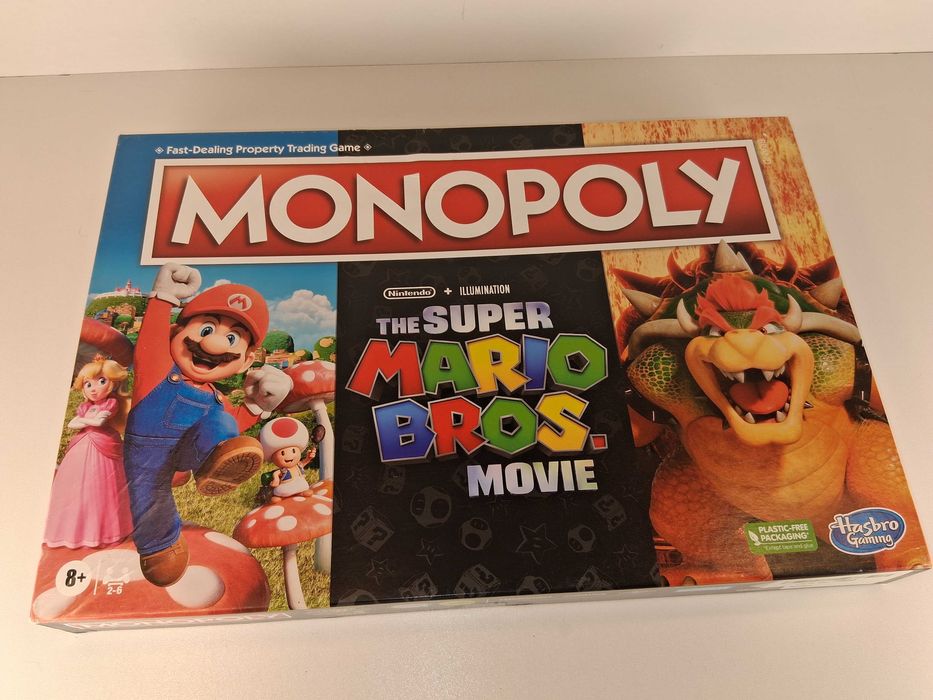 N009 Monopoly The Super Mario Bros Movie Hasbro Gra Planszowa