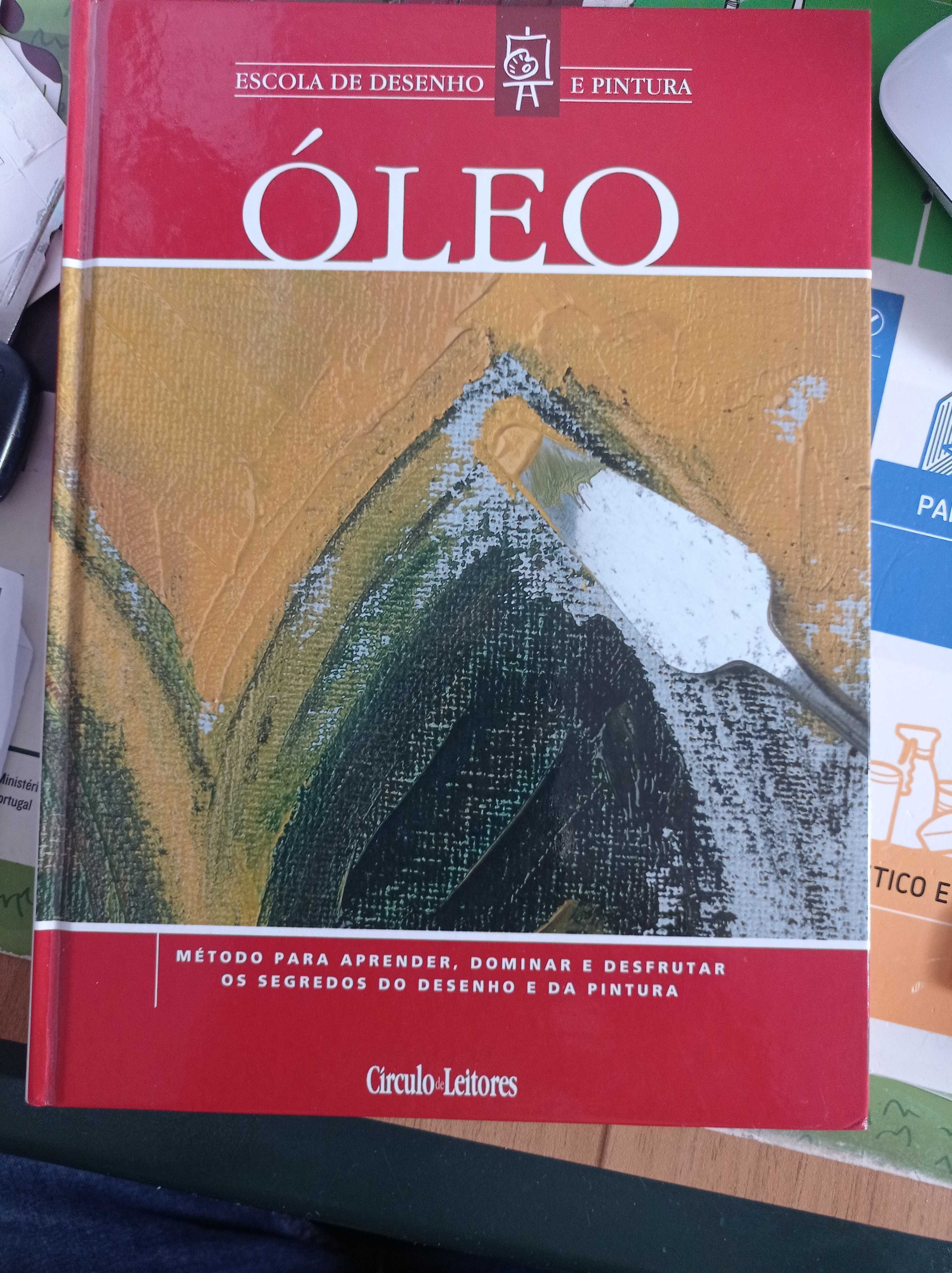 Livro Óleo - Escola de desenho e pintura