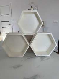 Półka hexagon plaster miodu