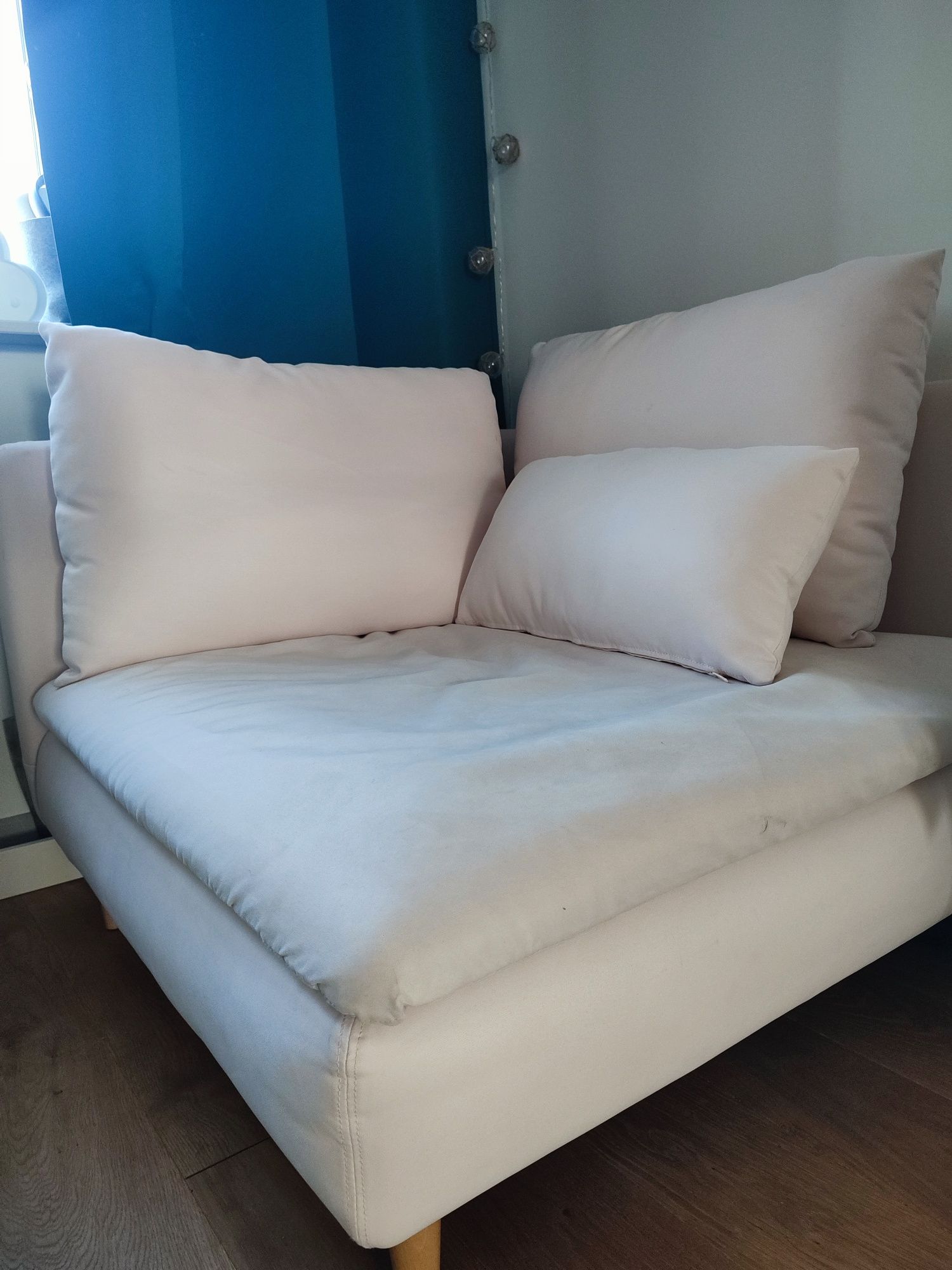 REZERWACJA Ikea Soderhamn, sekcja narożna, różowa