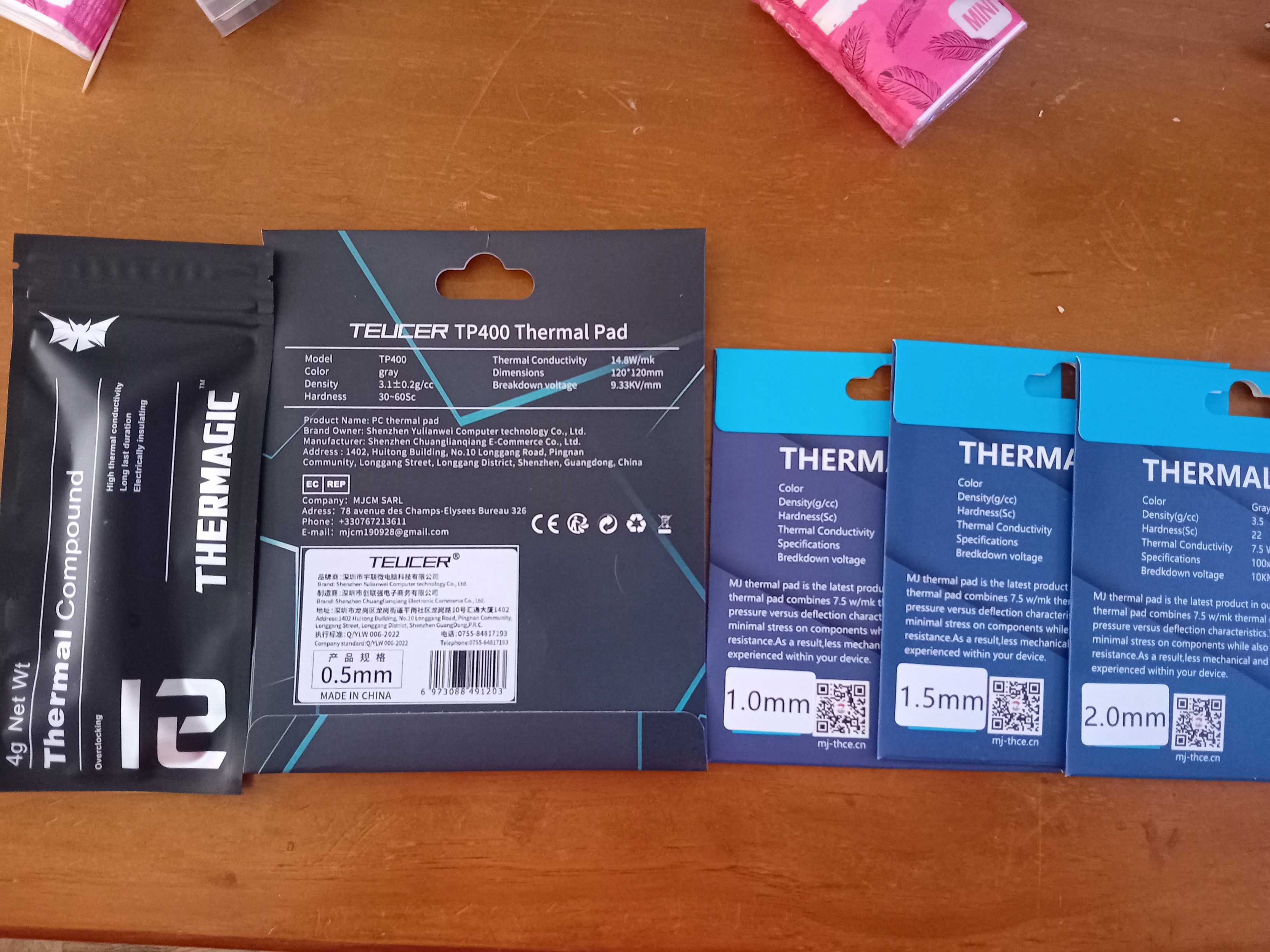 Thermal pads+ Pasta termica