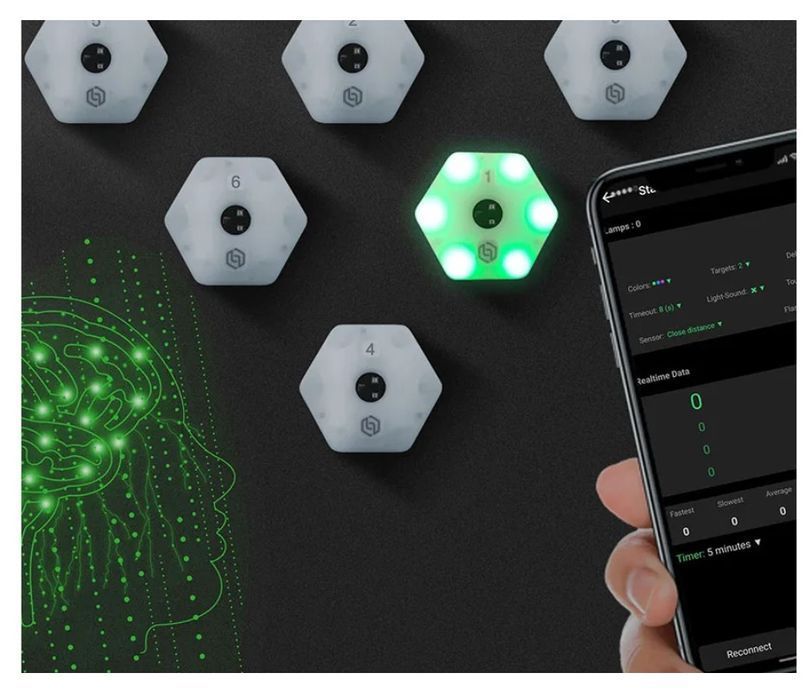 Blazepod system treningowy czasu reakcji zwinności sterowany aplikacją