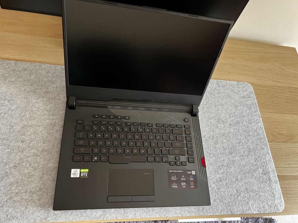 Asus Rog Strix Scar G532lw, RTX2070, jak nowy