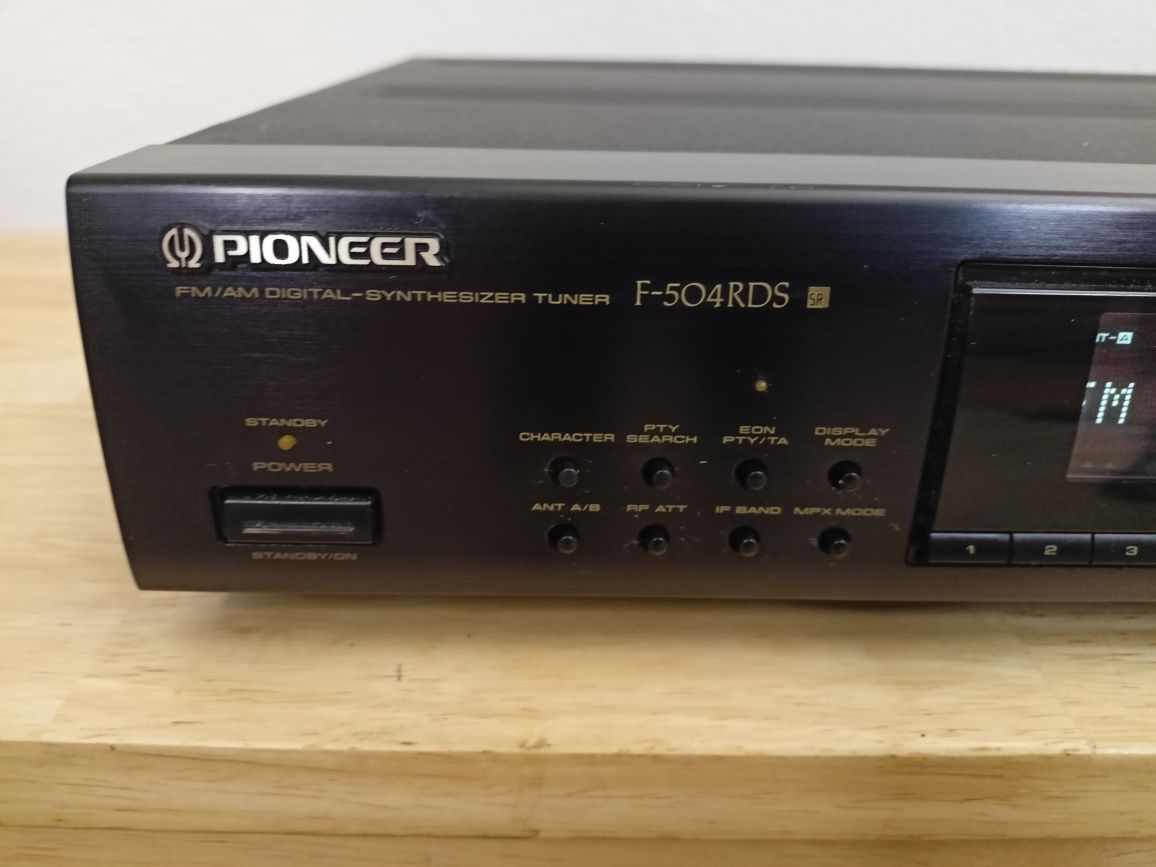 Pioneer,tuner, radio-F-504RDS.