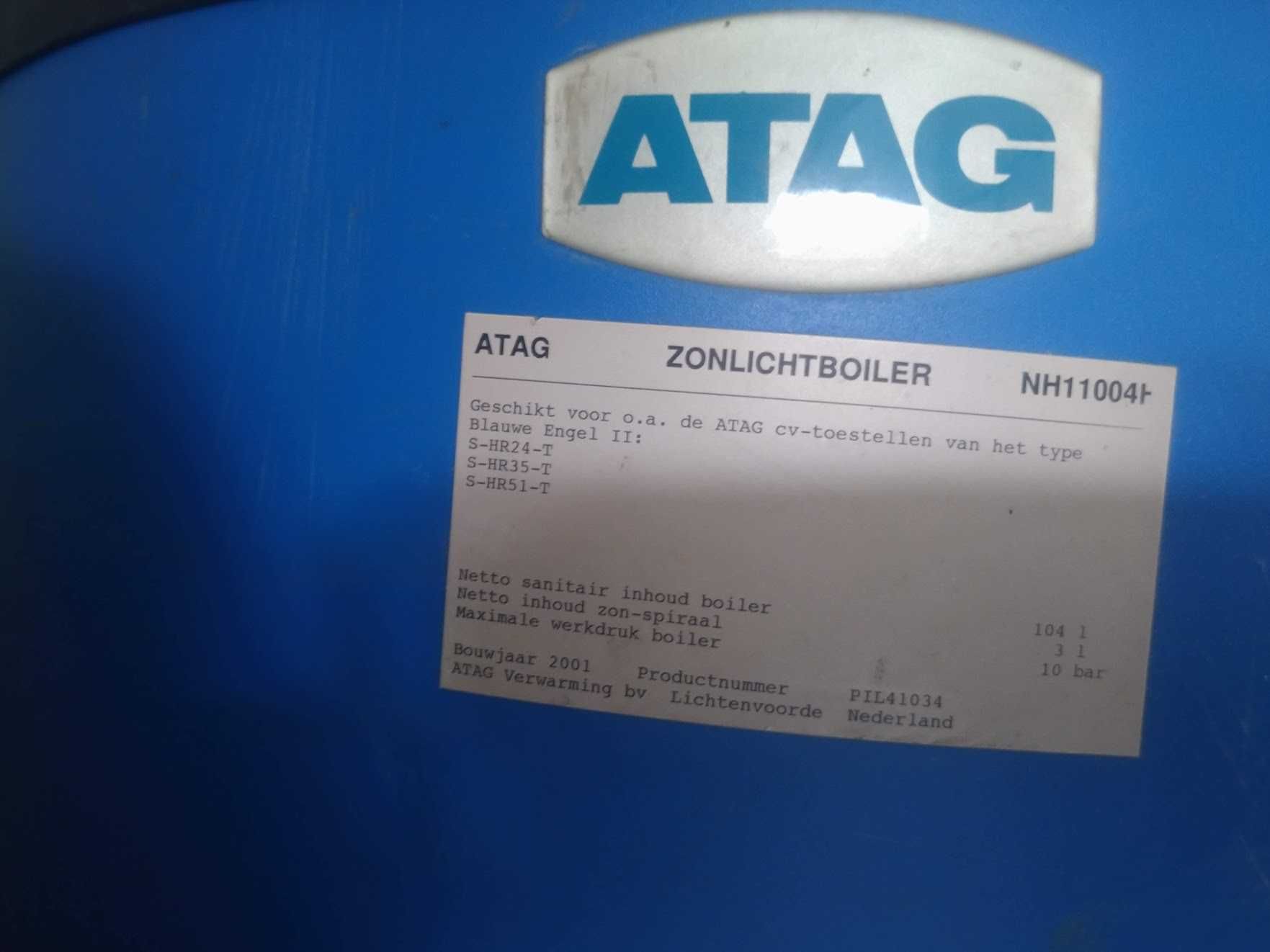 Zasobnik bojler ATAG 104L + ATAG solar delta t controller