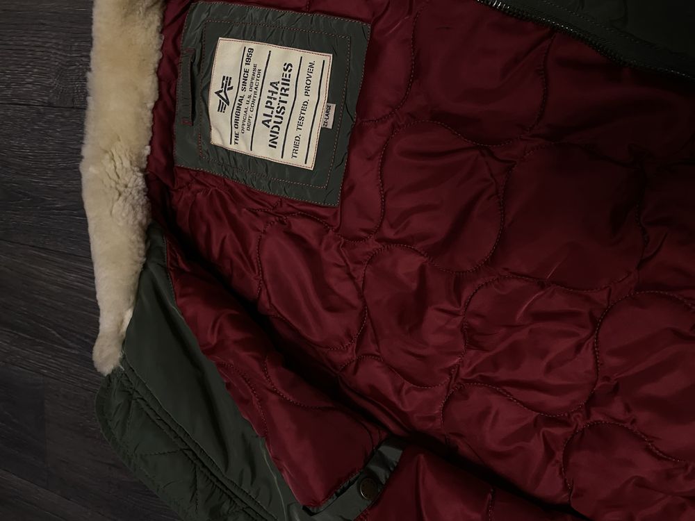 Оригінал Alpha Industries бомбер XL рідкісний колір