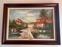Quadro pintado a mão