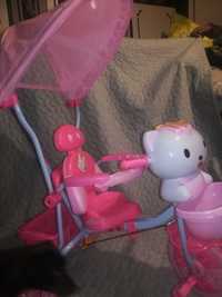 Trójkołowy rower zabawka piesek dla dziewczynki