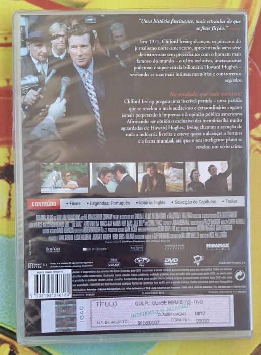 DVD - Filme - Golpe quase perfeito (Novo, original e selado)
