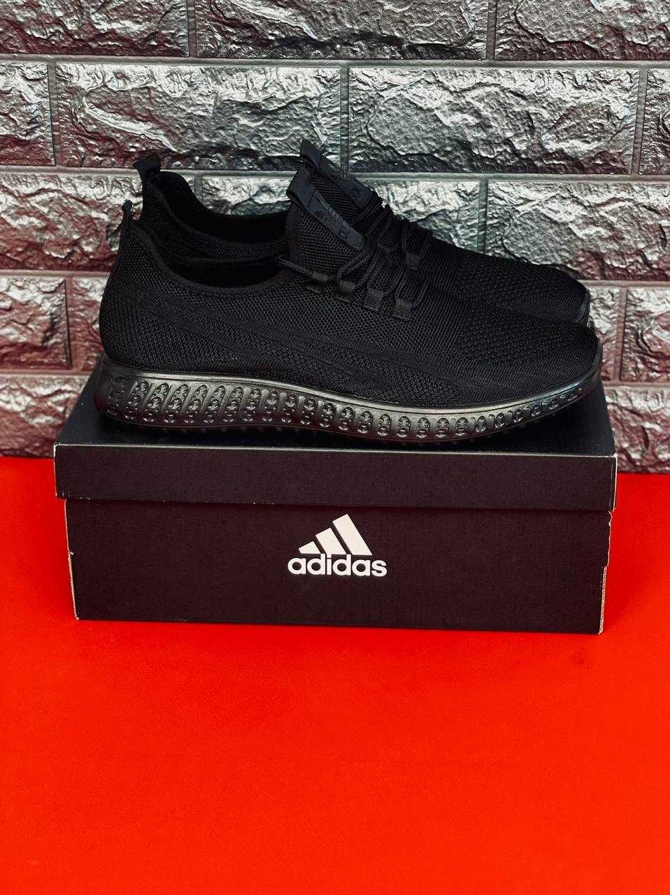 Кросівки Adidas чоловічі Чорні повсякденні New collection! Адидас Топ!
