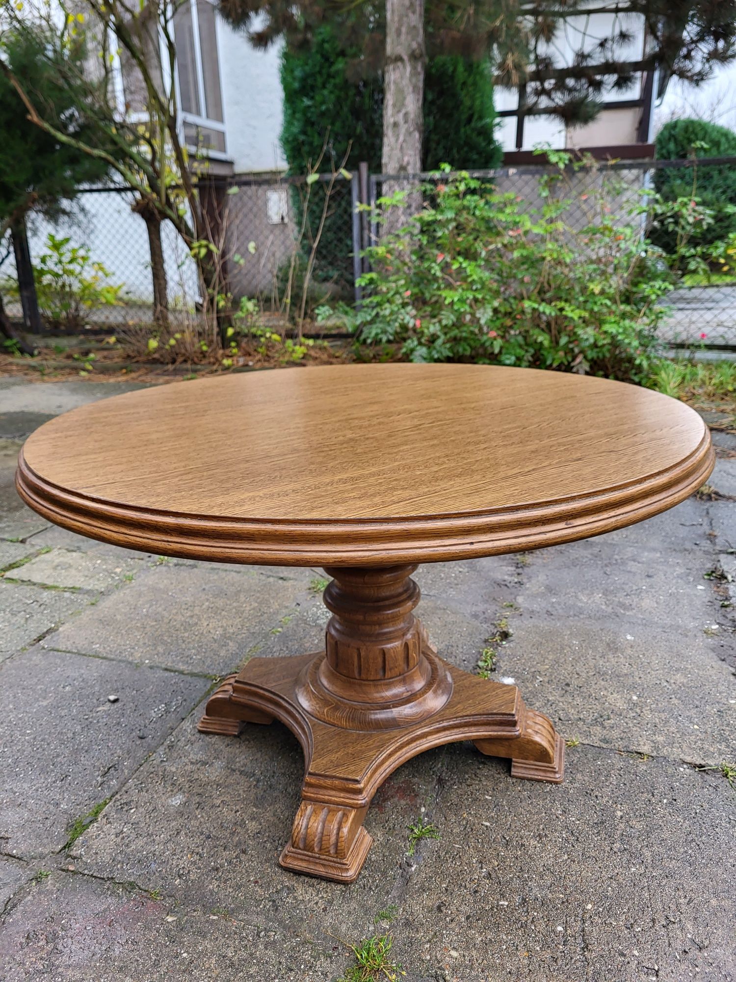 Stół okrągły drewniany 103 cm