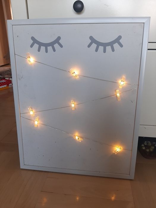 Ramka świecąca na zdjęcia.