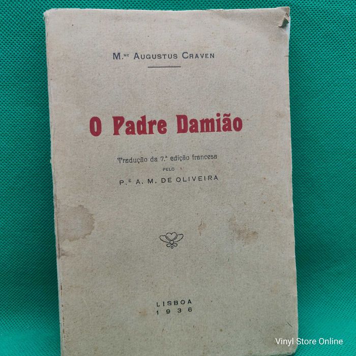 Livro - O Padre Damião - M.te Angustus Craven  - Ref-PAR4