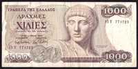 Grecja, banknot 1000 drachm 1987 - st. -3