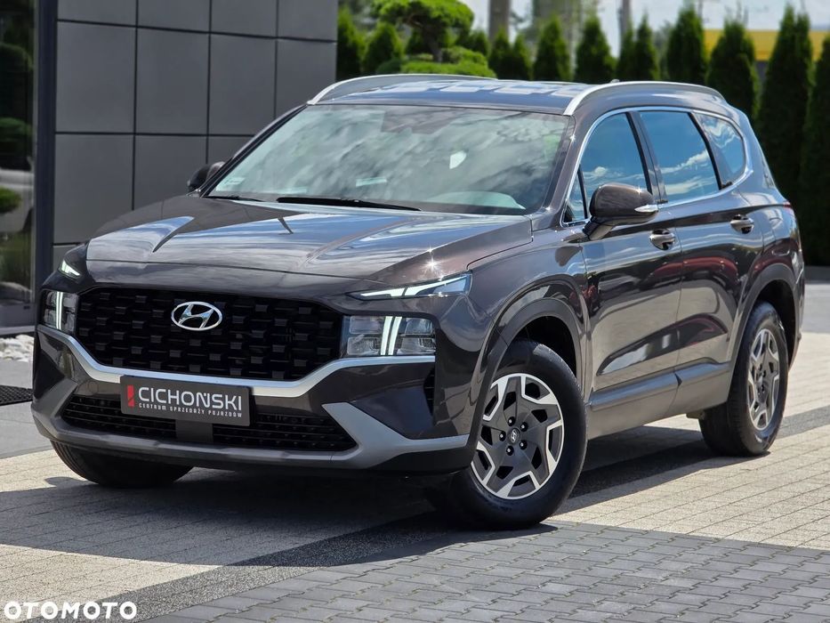Hyundai Santa Fe 2022 HYBRYDA 7 osobowy Bezwypadkowy z Polskiego Salonu Serwisowany FV