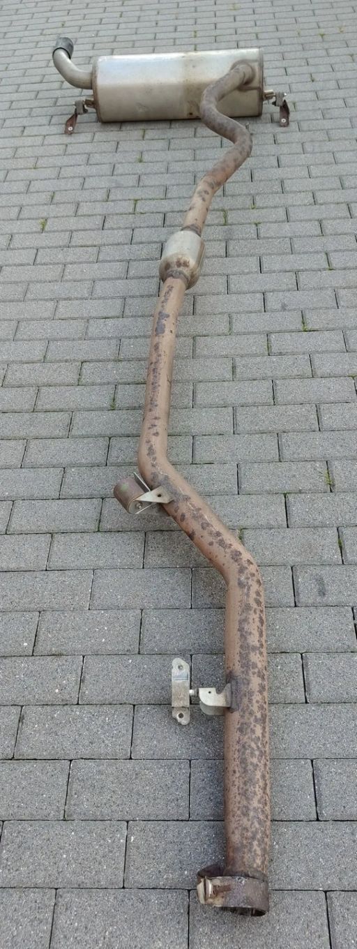 BMW 4 F32 2.0 BENZYNA UKŁAD WYDECHOWY TŁUMIK 7627073