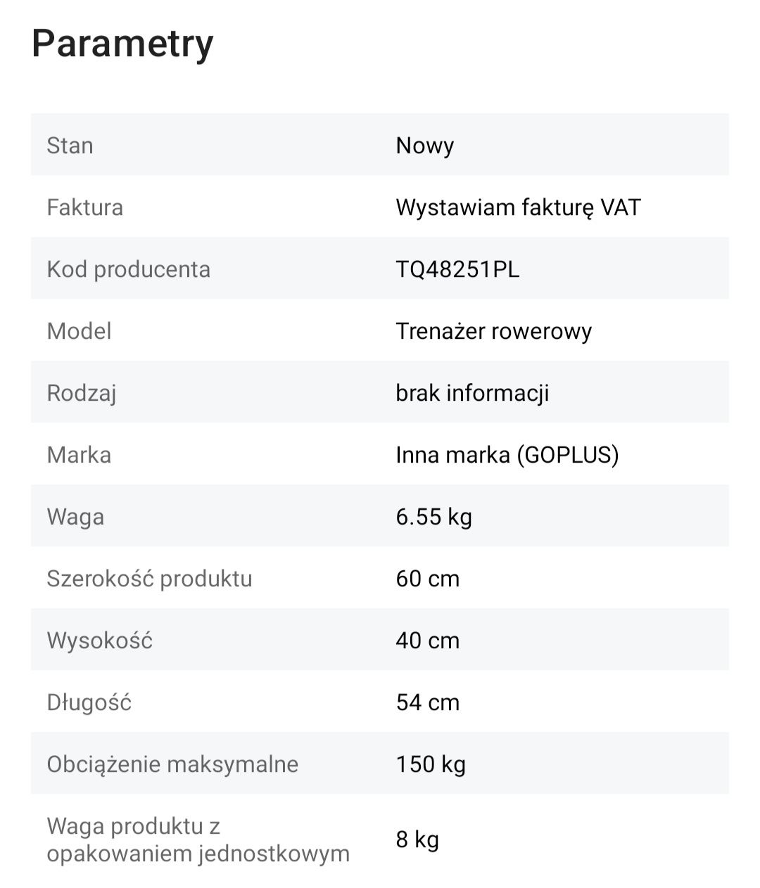 Trenażer GOPLUS Trenażer rowerowy