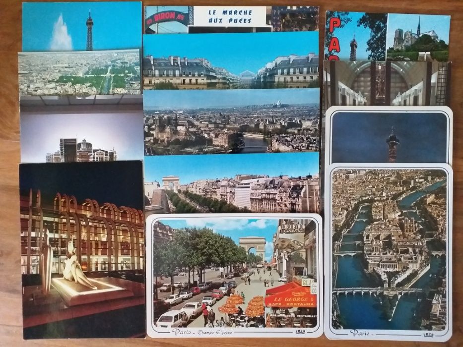 Postais de 5 países+ postais/quadros + postais comemorativos