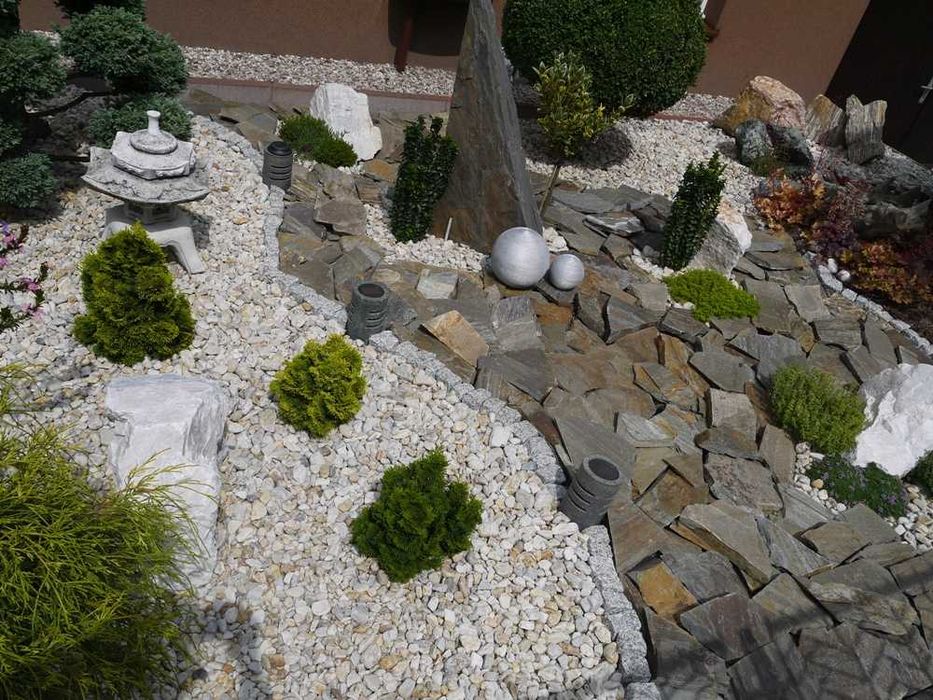 Łupek szarogłazowy lub gnejs na skalniak murek oporowy kamień murowy