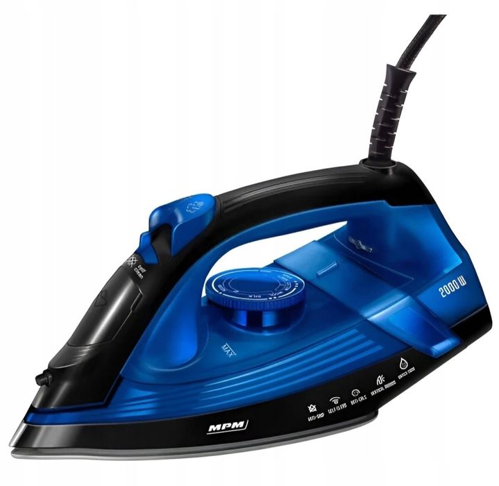 Żelazko parowe z nieprzywierającą powłoką MPM MZE-25 Anti Calc 2000W