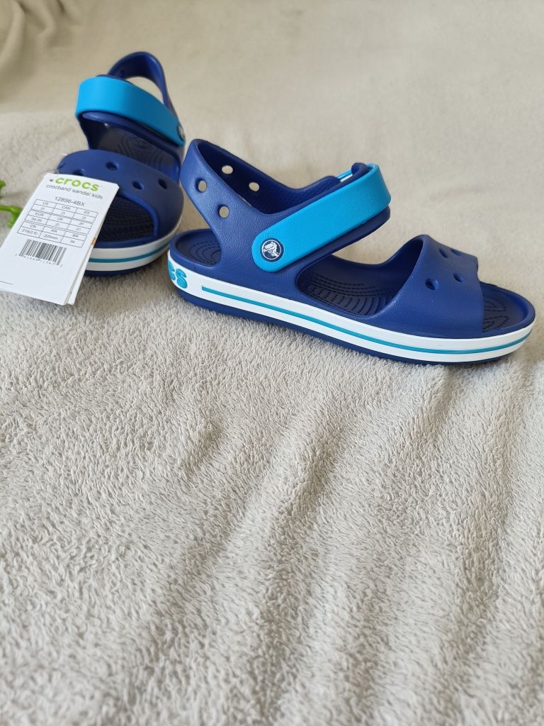 Crocs sandały nowe niebieskie