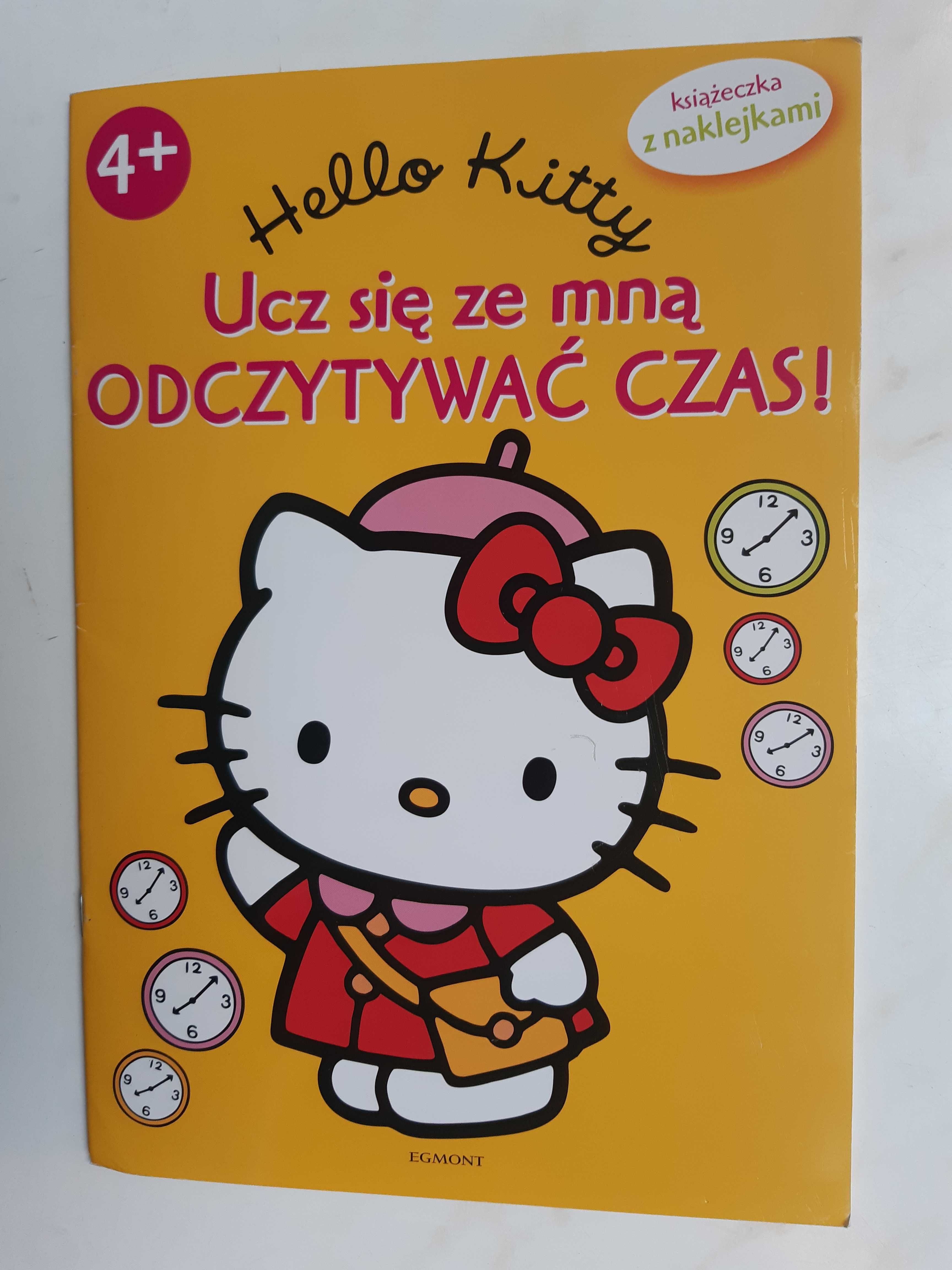 Hello Kitty_Ucz się ze mną odczytywać czas_ z naklejkami