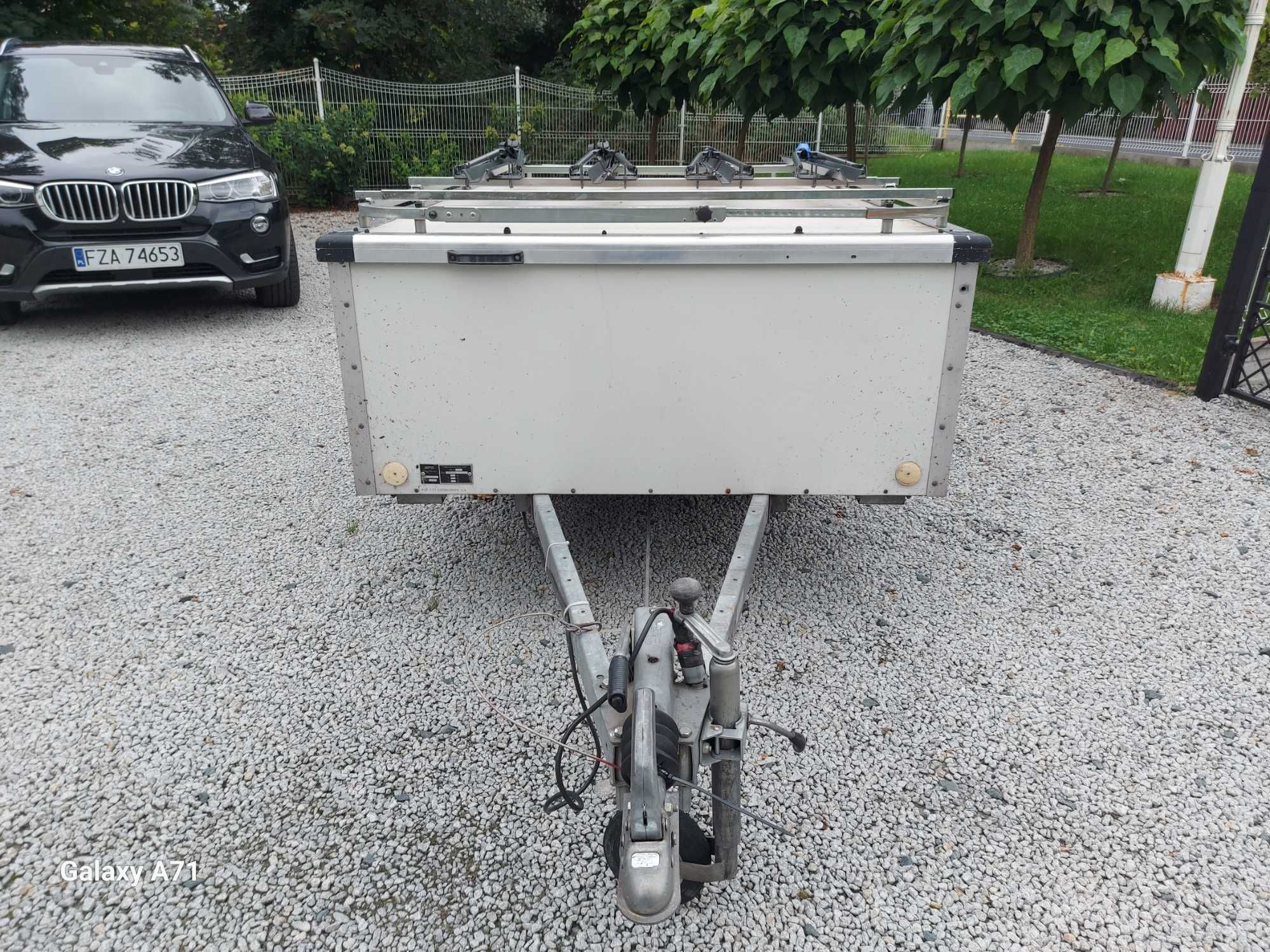 Przyczepka samochodowa STEMA WZA 650-650kg,2140x1450x570mm