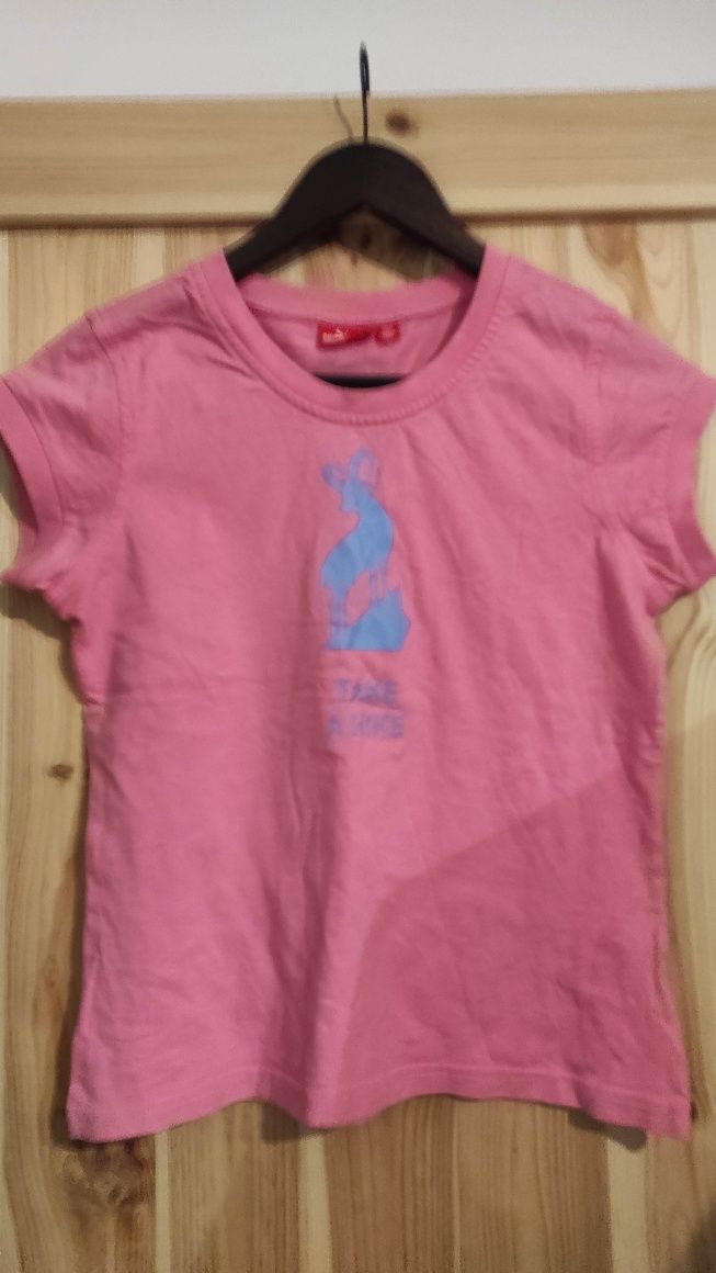 Damska różowa bluzka, koszulka t-shirt puma m