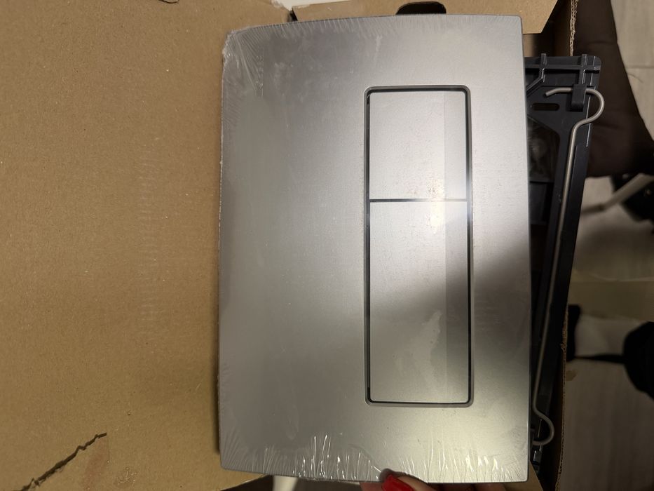 Кнопка хром мат geberit , інсталяція delta50 chrome matt