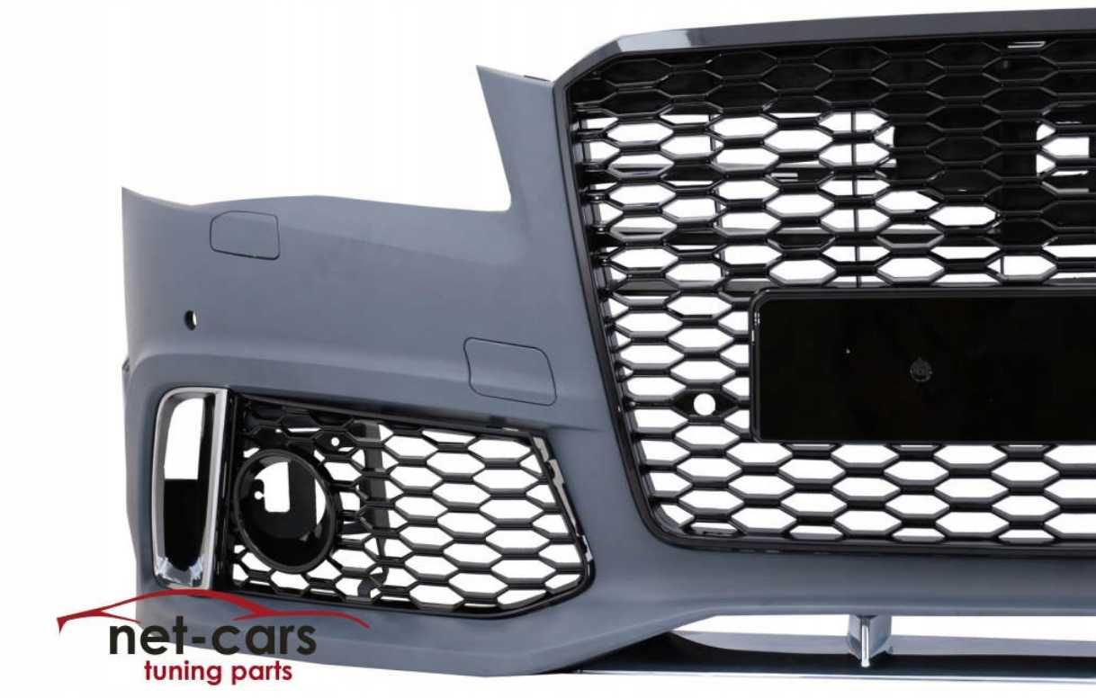 Zderzak + grill AUDI A8 D4 4H 09-13 wzór RS 8 S8