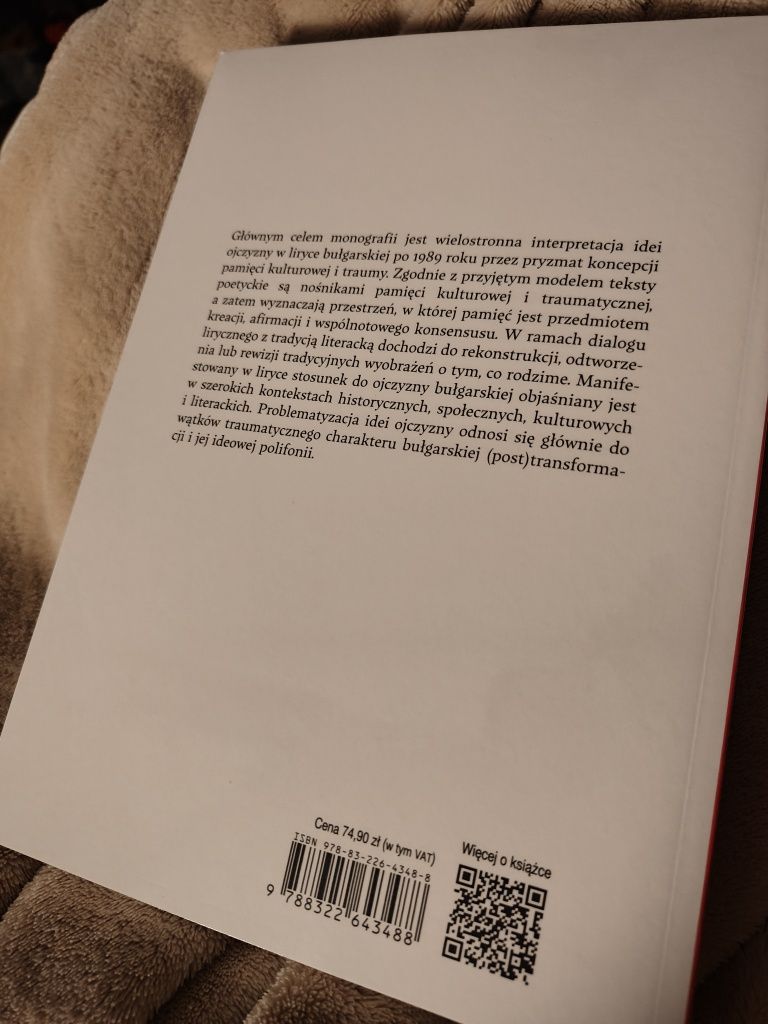 Pamięć kulturowa a symptomy traumy 
Idea ojczyzny w liryce bułgarskiej