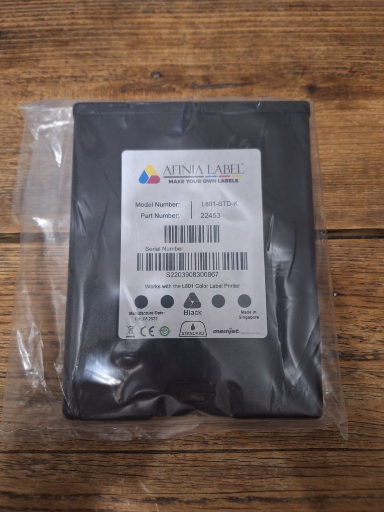 Tusz Afinia label l801-std-k drukarka
