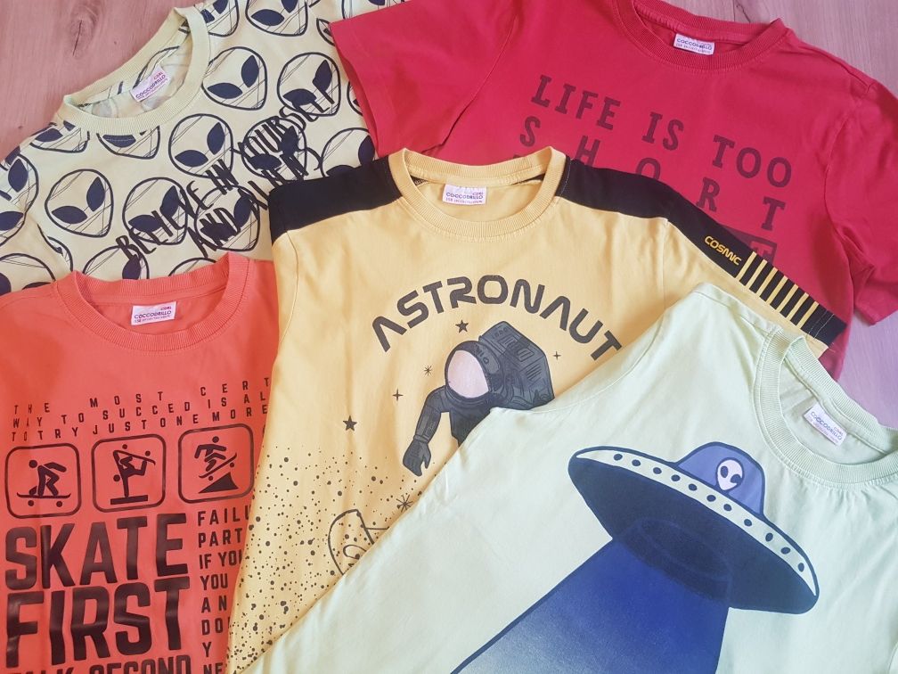 Zestaw 3xT-shirt Coccodrillo r. 158, zestaw za 24zł