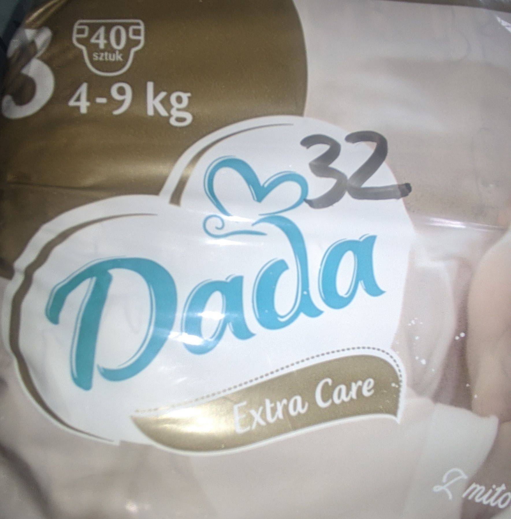 Dada 3 extra soft 54szt i extra care 32 razem 86 szt pampersy pieluchy