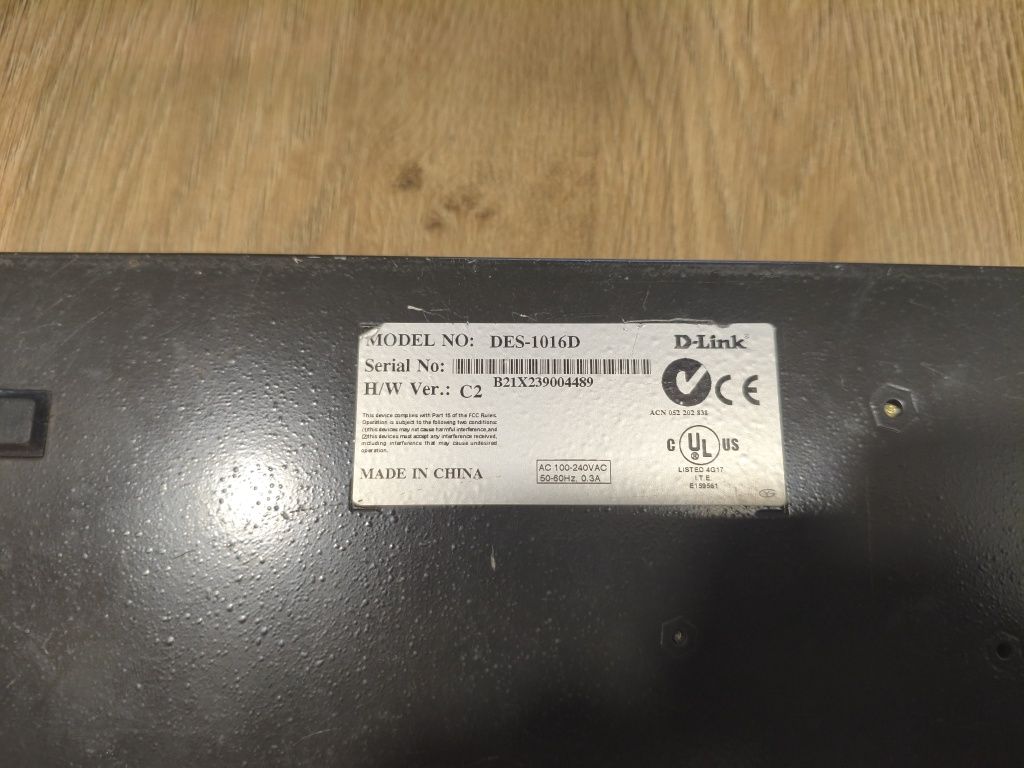 Комутатор D-Link DES-1016D
