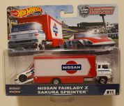 Hot Wheels Nissan Fairlady Z Sakura Sprinter Team Transport