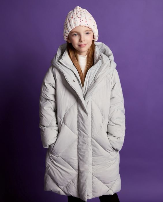 Пуховик зимовий 140 ріст на дівчинку