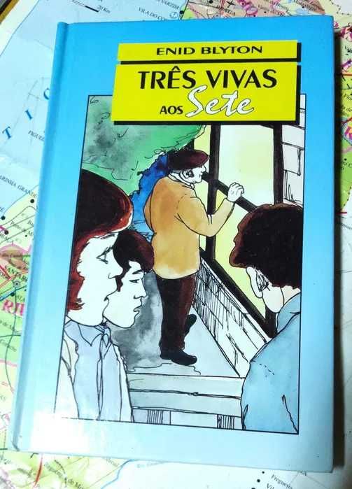 Livro: Três Vivas aos Sete - Enid Blyton