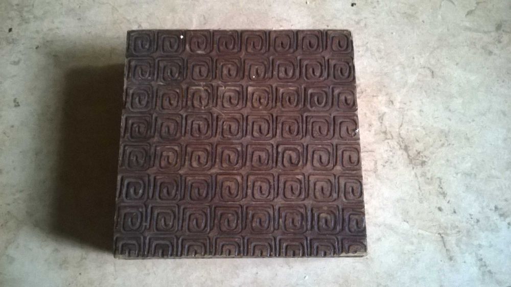 Szkatułka kwadratowa, kolor kawy