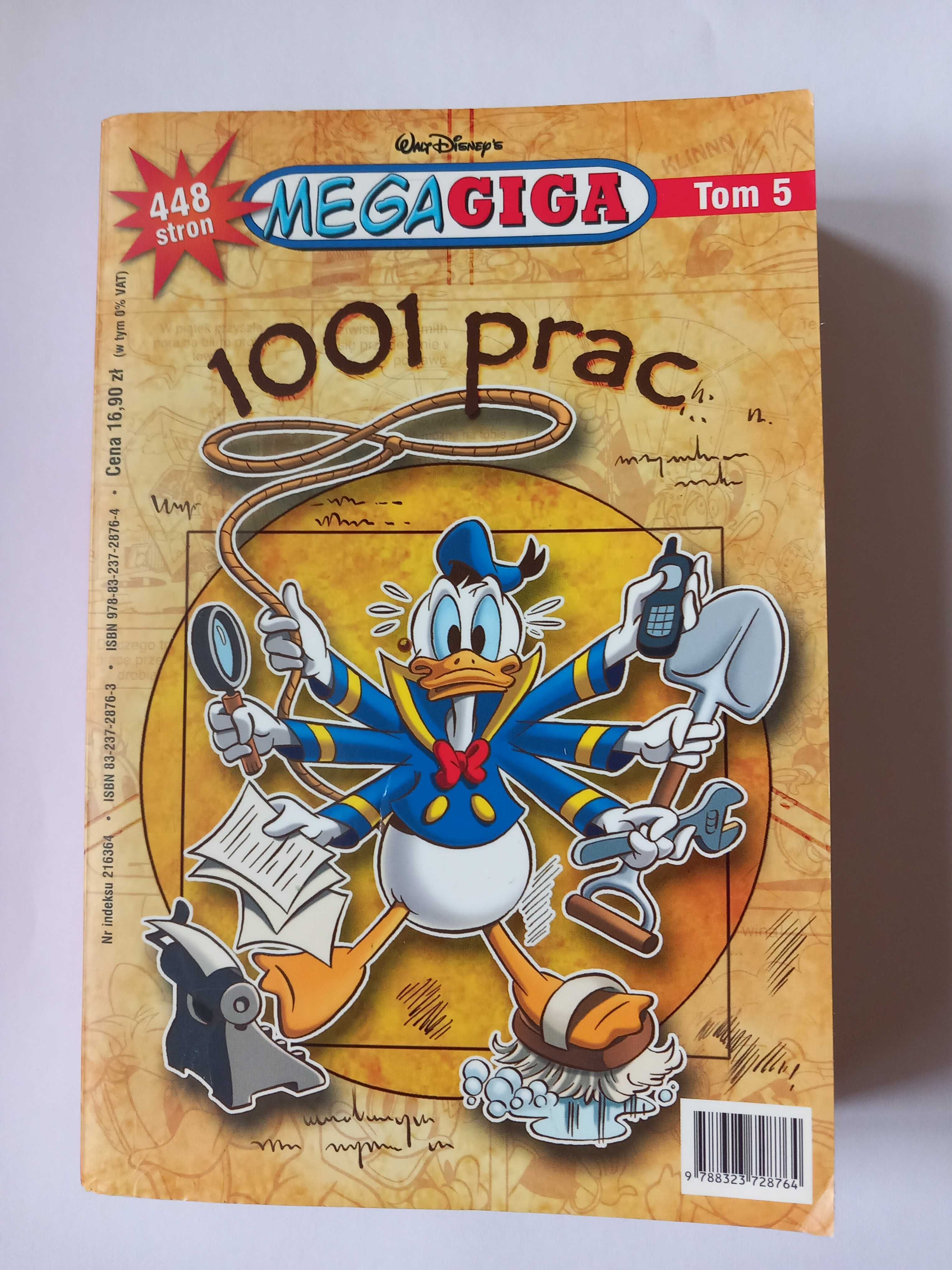 Komiks Kaczor Donald MegaGiga Tom 5 1001 prac