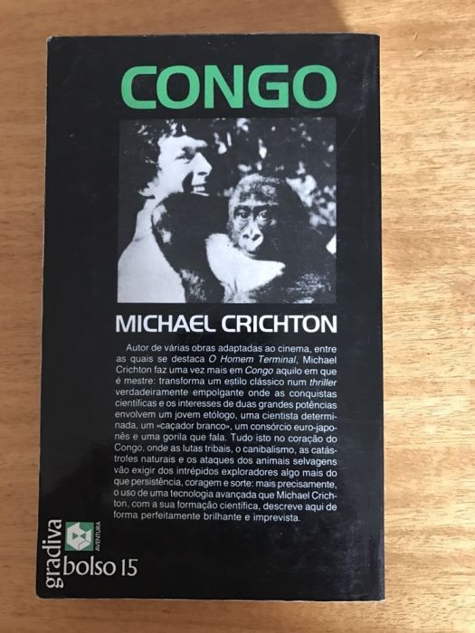 Livro Congo de Michael Chrichton